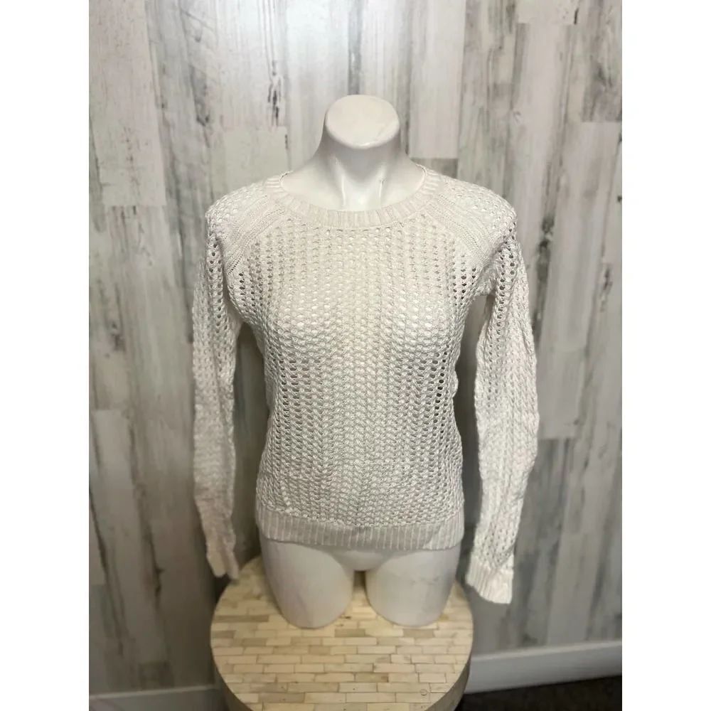 White winter sweater